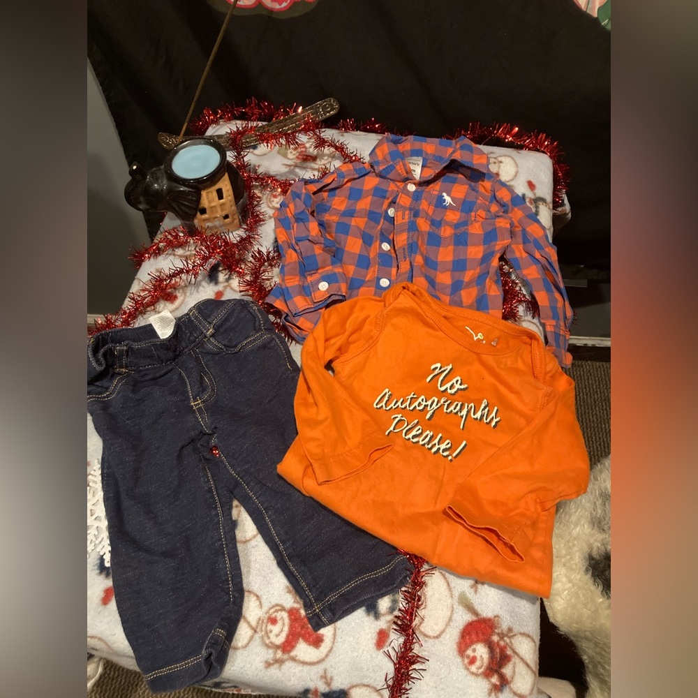 OSHKOSH AND CARTER’s 9 Month Baby Boy Bundle